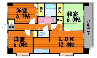 サンルーフパークマンションの物件間取画像